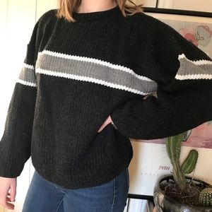 Cozy striped sweater